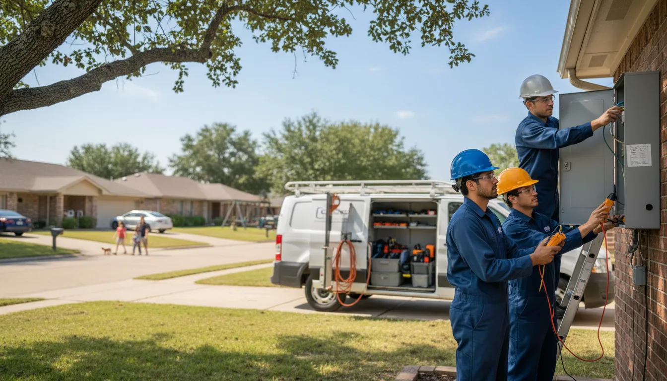 Certified electrician providing emergency electrical services in Fredericksburg, VA